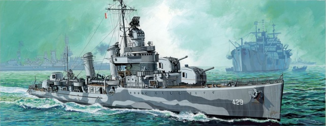 1/350 U.S.S. Livermore DD-429 Gleaves Class Destroyer 1942