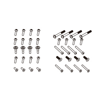 B head hex screw HM2.5*14   4pcs