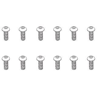 B head hex screw HM4*12   12pcs