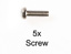 2.6X10 Binding Screw Bk(5Pc)58447